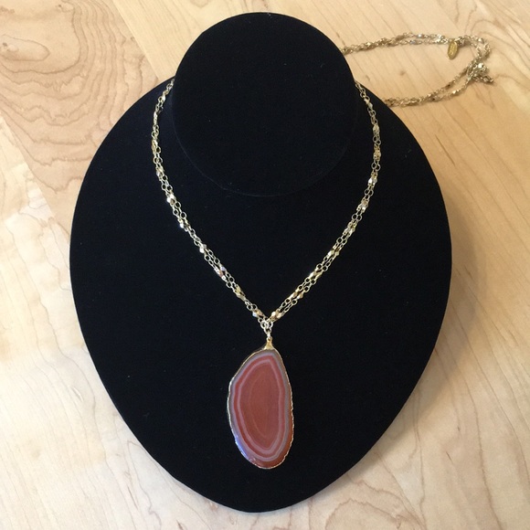 Heather Gardner Agate Slice Necklace - Picture 3 of 16